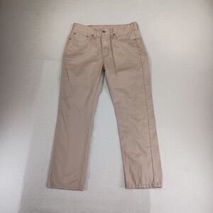 Levi's 514 Jeans Mens 32x30 Tan Straight Leg Cotton Denim Fits 32x28 Classic